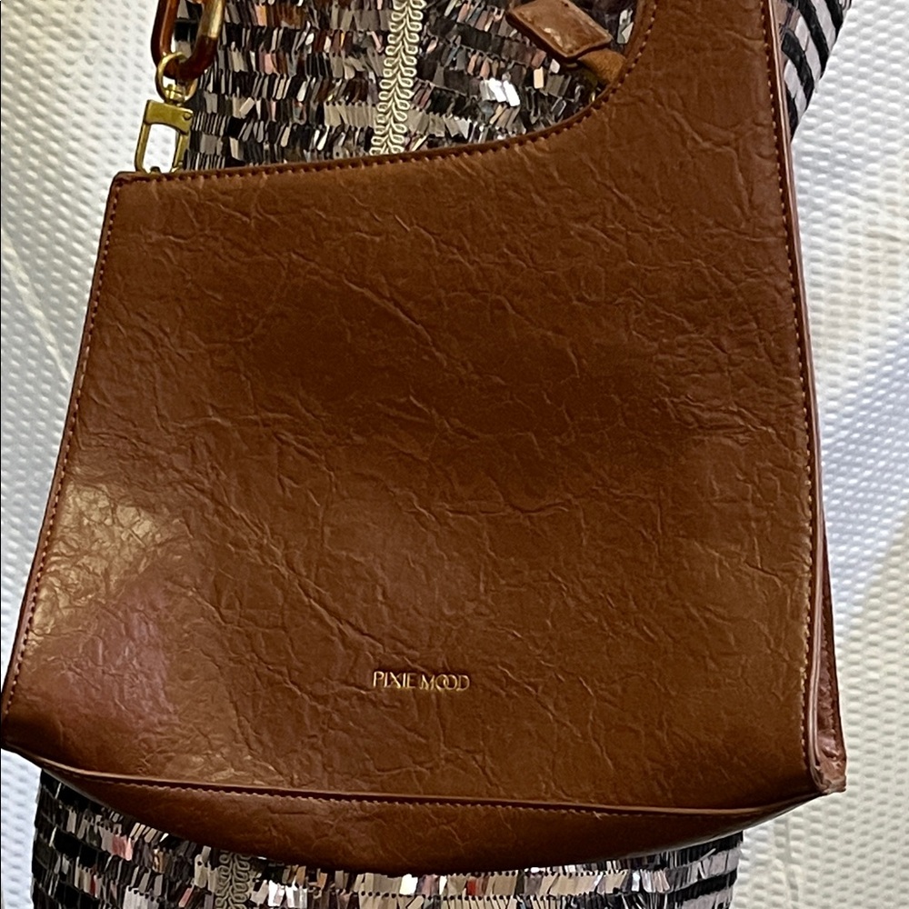 Pixie Mood Chestnut Shoulder Bag - image 3
